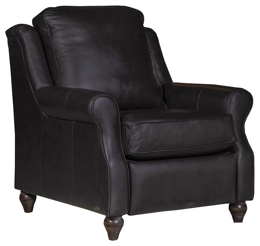 Custom top leather recliner